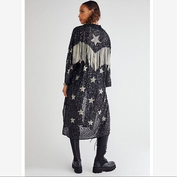 New Free People Any Old Iron Star Duster / One size - Picture 2 of 9